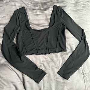 Dynamite corset type long sleeve top